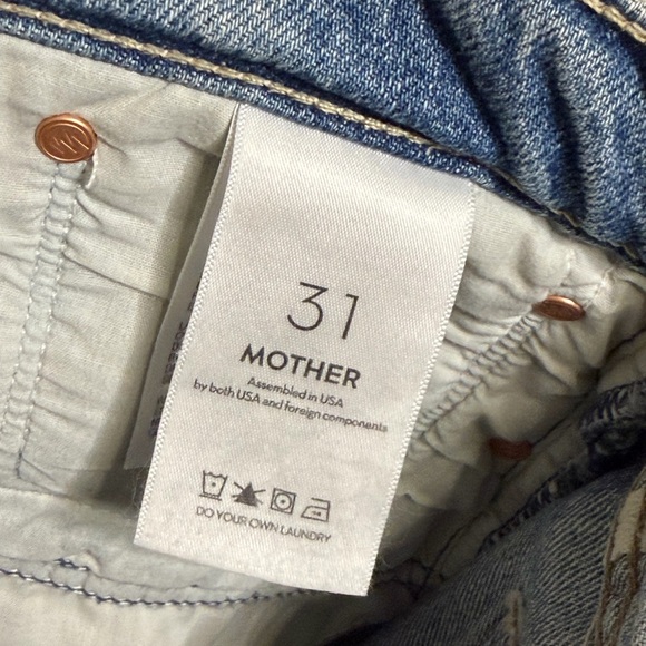 MOTHER The Dodger Skimp Cuff Jean's In Leap Of Faith - Picture 10 of 11